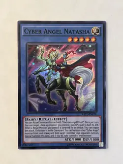 Cyber Angel Natasha Raging Tempest RATE-EN036 Unlimited Super Rare - Image 1