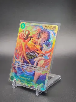 Monkey D. Luffy OP13-118 SEC Secret Rare Carrying On His Will One Piece TCG NM - Image 2