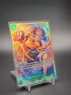 Monkey D. Luffy OP13-118 SEC Secret Rare Carrying On His Will One Piece TCG NM - Image 3