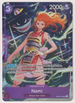 Nami OP09-070 Promo GENGAR NAMI NM One Piece TCG English - Image 1