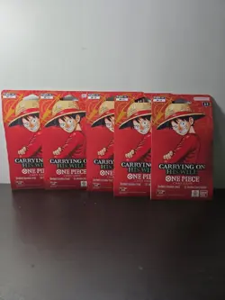 🔥One-Piece OP13 Sleeved Booster Packs X5🔥SEALED !!🔥 - Image 1