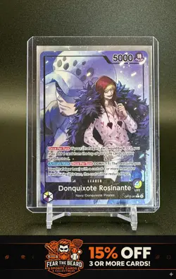 Donquixote Rosinante Legacy of the Master (Alternate Art) #OP12-061 NM or Better - Image 1