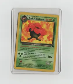 Pokemon Dark Vileplume 30/82 Team Rocket Non-Holo Rare Vintage WOTC LP/EX Card - Image 1