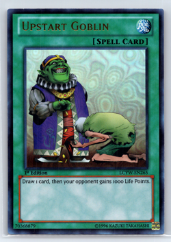 Yugioh Upstart Goblin LCYW-EN265 1st Edition Ultra Rare Near Mint Card TCG CCG - Image 1