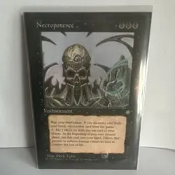 Wizards of the Coast MTG Necropotence Ice Age 42 Rare Enchantment Black - Image 1