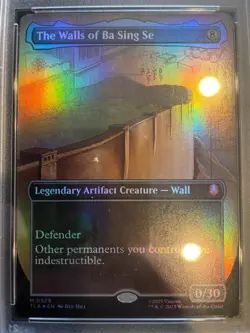 The Walls of Ba Sing Se MtG Avatar Airbender Borderless Foil #0329 PSA 10 POP 1! - Image 3