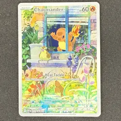 Pokemon Charmander 044 Scarlet & Violet Promo Full Art Holo English - Image 1