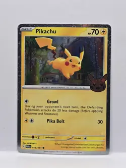 Pikachu 18/91 Cosmos Holo Pokemon TCG LP - Image 1