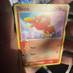 Pokemon TCG Torchic 83/110 Reverse Holo Stamped EX Holon Phantoms 2006 - Image 4