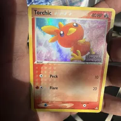 Pokemon TCG Torchic 83/110 Reverse Holo Stamped EX Holon Phantoms 2006 - Image 5
