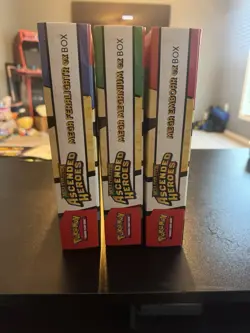 Pokemon TCG Mega Evolution—Ascended Heroes ex Box Lot 3 w/4 Booster Packs - Image 3