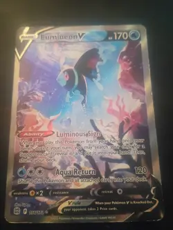 Pokemon TCG Lumineon V 156/172 Alternate Art Brilliant Stars Moderate Play - Image 1