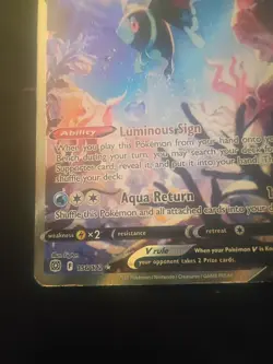 Pokemon TCG Lumineon V 156/172 Alternate Art Brilliant Stars Moderate Play - Image 4
