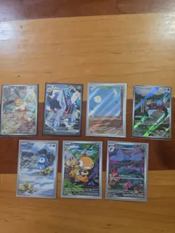 Pokemon TCG Holo Full Art Cards Crazy Good Lot!! 7 Cards NM - Image 1