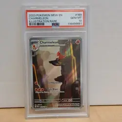 2023 POKEMON MEW EN-151 ILLUSTRATION RARE #169 CHARMELEON PSA 10 - Image 1