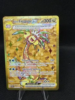 Pokemon TCG Alolan Exeggutor EX 248/191 SV08 Surging Sparks Holo Hyper Rare Card - Image 1