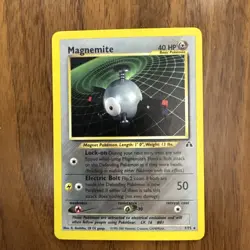 Magnemite 7/75 Holo Rare Neo Discovery Pokemon - LP - Image 1