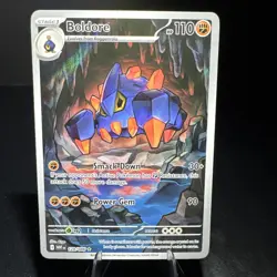 Pokemon TCG Boldore 128/086 SV11W: White Flare Holo Illustration Rare - Image 1