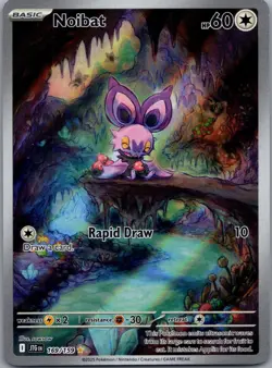 Noibat 169/159 Journey Together Pokemon TCG Holo Illustration Rare NM - Image 1