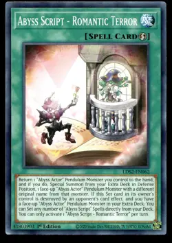 Abyss Script - Romantic Terror Legendary Duelists: Season 2 LDS2-EN062 MP YuGiOh - Image 1