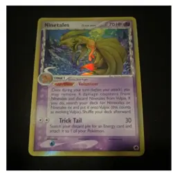 Nintendo Pokemon Ninetales Delta Species Holo Rare 8/101 Dragon Frontiers 2004 - Image 1