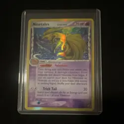 Nintendo Pokemon Ninetales Delta Species Holo Rare 8/101 Dragon Frontiers 2004 - Image 3