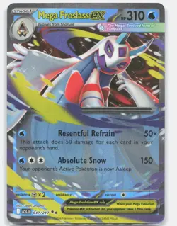 Mega Froslass ex 047/217 Double Rare Ascended Heroes Pokemon Near Mint - Image 1