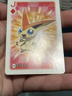 Victini Pokemon Playing Poker Pokeball Nintendo Japanese Very Rare J Diamond - Image 5