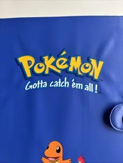 Pokemon Charmander Blue Vintage Rare 4 Pocket Binder 1999 Snap Binder CC - Image 4