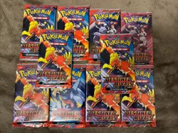 Pokemon TCG Destined Rivals Booster Pack Lot 10 Packs (10 Cards Each) English - Image 1