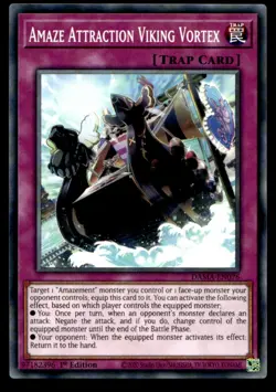 Amaze Attraction Viking Vortex Dawn of Majesty DAMA-EN076 MP YuGiOh TCG | Buy 10 - Image 1