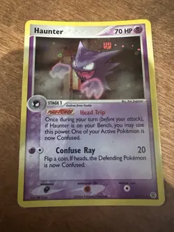 Haunter 34/112 FireRed & LeafGreen Reverse Holo Pokemon Card EX Era - Image 1