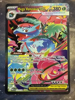 Pokemon TCG Mega Venusaur ex 177/132 Me01: Mega Evolution Holo - Image 1