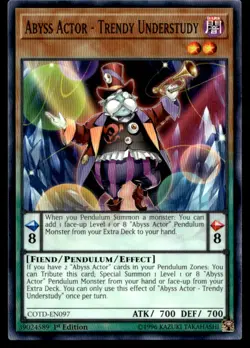 Abyss Actor - Trendy Understudy Code of the Duelist COTD-EN097 MP YuGiOh TCG | B - Image 1