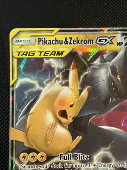 The Pokemon Company Pokemon TCG Pikachu & Zekrom GX TAG TEAM Holo 33/181 MINT!! - Image 4