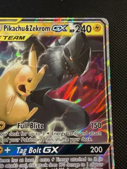 The Pokemon Company Pokemon TCG Pikachu & Zekrom GX TAG TEAM Holo 33/181 MINT!! - Image 5