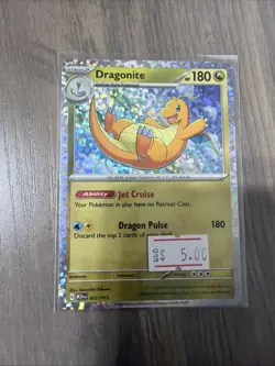 Pokemon TCG Dragonite - Holo Rare - McDonald's 2024 Promo #012/015 Card - NM - Image 1