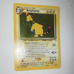 Ampharos 1/64 Neo Revelation Holo Rare Stage 2 90 HP English 2000 Unlimited - Image 1