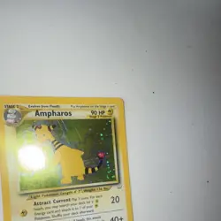 Ampharos 1/64 Neo Revelation Holo Rare Stage 2 90 HP English 2000 Unlimited - Image 2