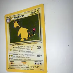 Ampharos 1/64 Neo Revelation Holo Rare Stage 2 90 HP English 2000 Unlimited - Image 4