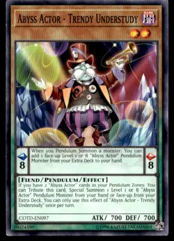 Abyss Actor - Trendy Understudy Code of the Duelist COTD-EN097 MP YuGiOh TCG | B - Image 1