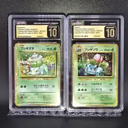 CGC 10 PRISTINE Bulbasaur Ivysaur 001/032 002/032 Classic Collection Pokemon - Image 1