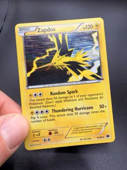 2012 Pokemon Card Rare Next Destinies Holo 41/99 Zapdos - NM - Image 2