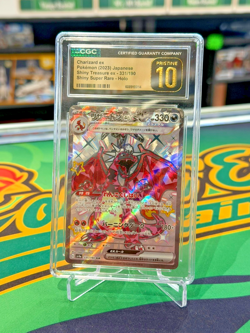 2023 Pokemon Japanese Charizard ex Shiny Treasure Shiny Secret Rare Holo CGC 10 - Image 1