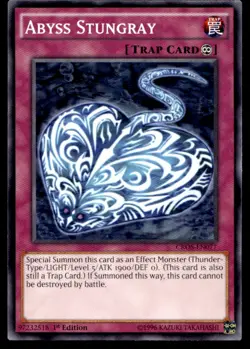 Abyss Stungray Crossed Souls CROS-EN077 MP YuGiOh TCG | Buy 10 Get 10 Free - Image 1