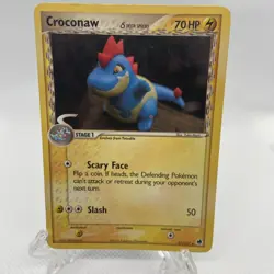 Pokemon TCG Dragon Frontiers Croconaw Delta Species Card 27/101 Regular DMG - Image 1