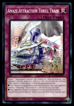 Amaze Attraction Thrill Train Power of the Elements POTE-EN077 MP YuGiOh TCG | B - Image 1
