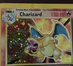 Pokemon TCG Charizard Base Set 2 4/130 Holo Unlimited Holo Rare - Image 2
