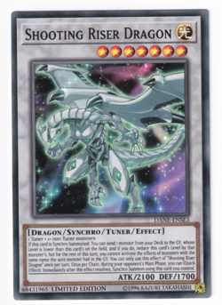 Shooting Riser Dragon - (DANE-ENSE3 - Limited Ed - Super Rare) - NM - Yugioh - Image 1