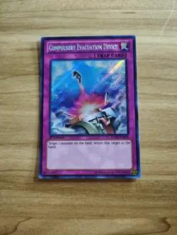 Yu-Gi-Oh! - Compulsory Evacuation Device - Secret Rare / Holo - LCJW-EN295 - Image 1